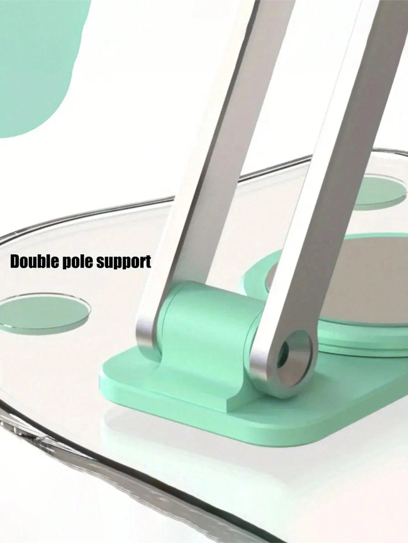 Adjustable Rotating Cell Phone and Tablet Stand with Stable Base - Compatible with Various Devices - Shoe Crease Protectors