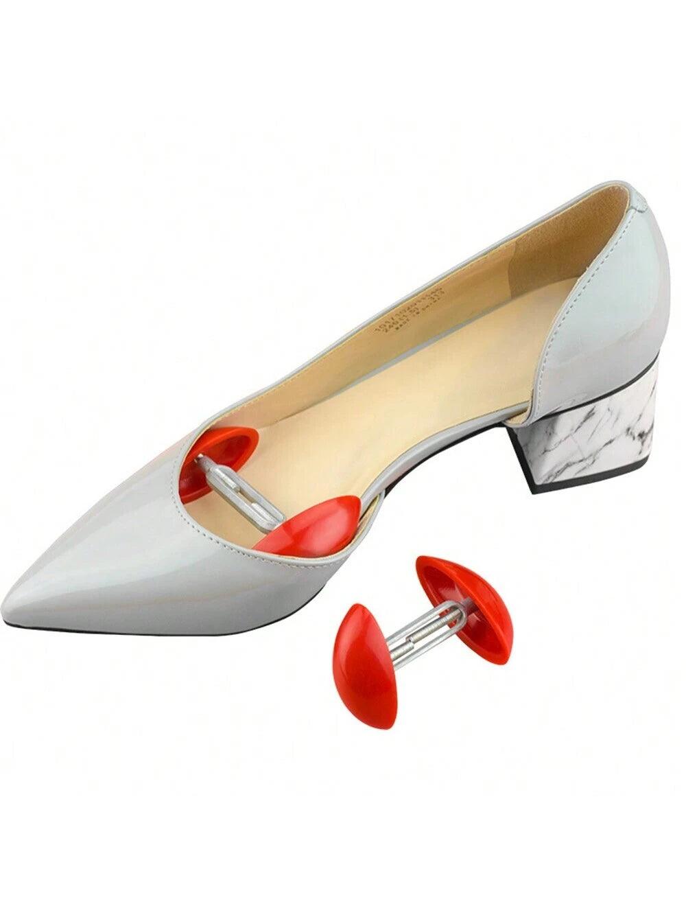 Foot-Fitter Relieves Shoe Tightness in Heels Pumps Adjustable w/Strap for Height & Width Expansion - Shoe Crease Protectors