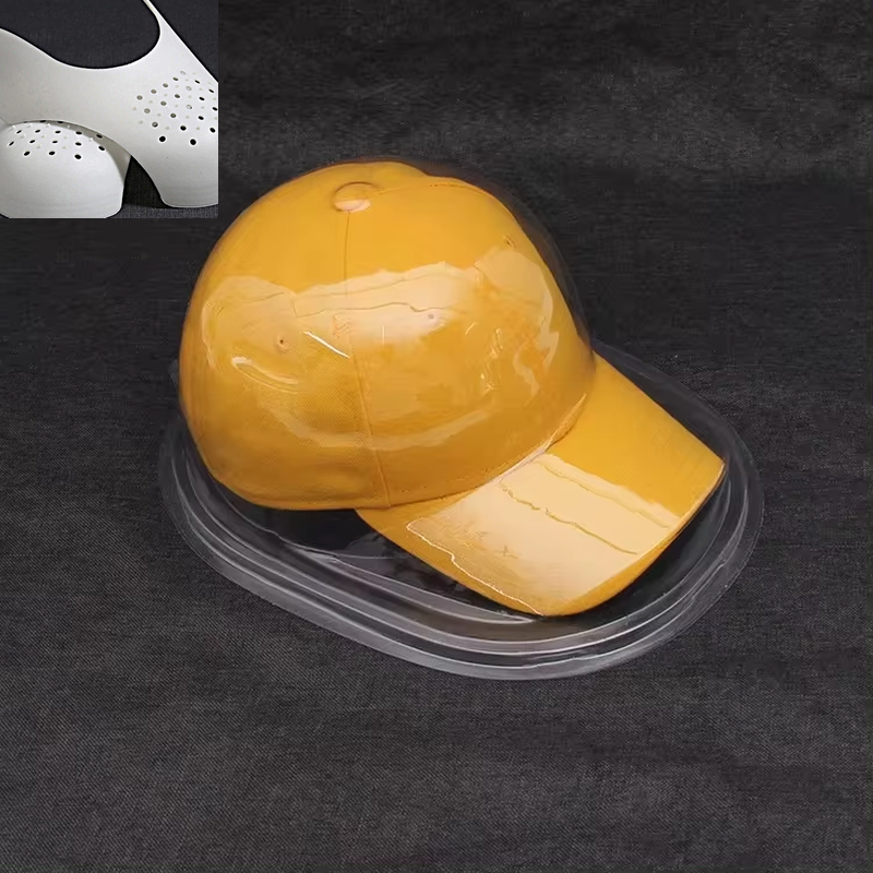 Transparent Ballcap case for straight and bent rimmed hats - Shoe Crease Protectors